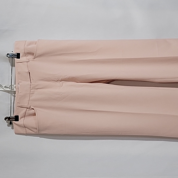 NWT Tahari Pink Wide Leg Trouser Puddle Palazzo Pants - Picture 2 of 11